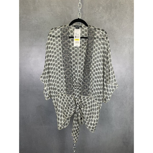NWT Vintage 90s 2000s Silk Tie‎ Top Size Medium MSRP $138 - Picture 1 of 8